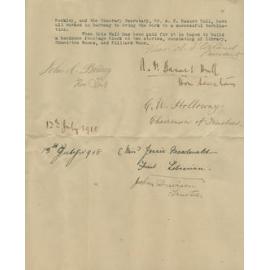 Harbord Time Capsule Letter Page 2