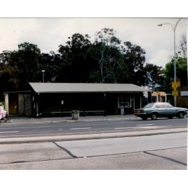 Narrabeen bus shelter, former tramshed, Pittwater Road, Narrabeen