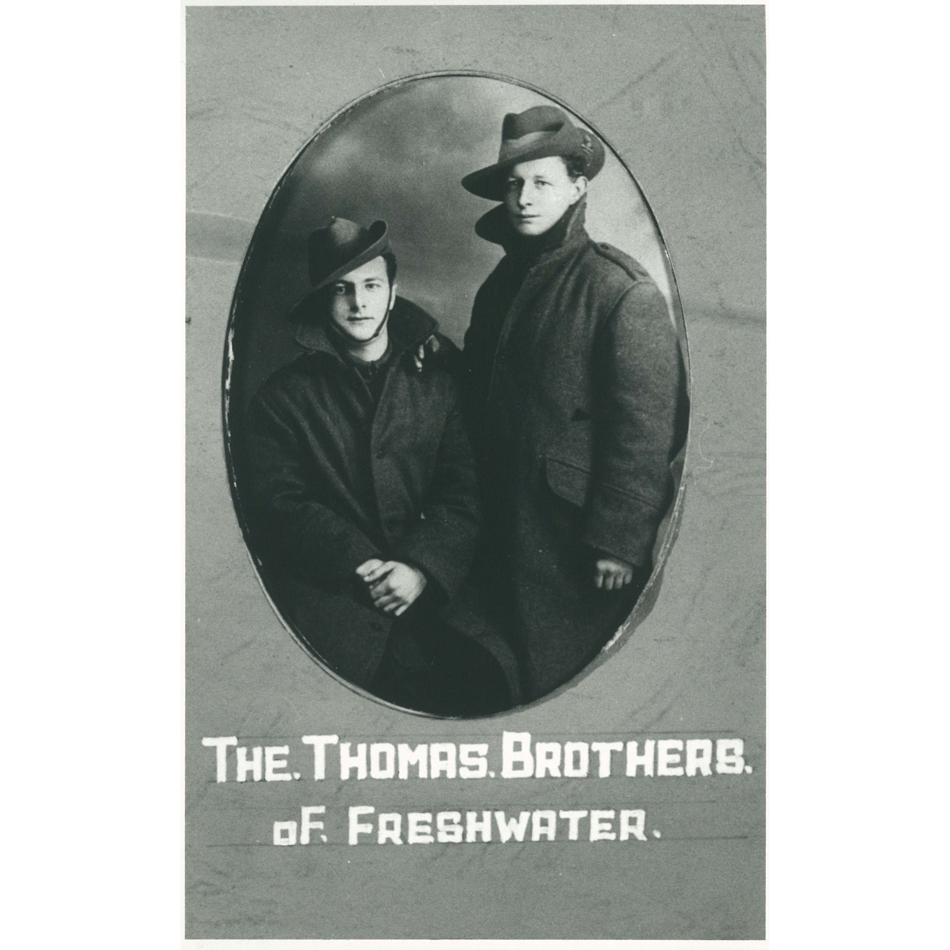 Ernest Thomas and brother