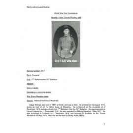 Wolrige, Edgar Claude Rhodes
