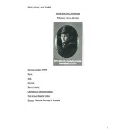 Wilkinson, Henry Johnston
