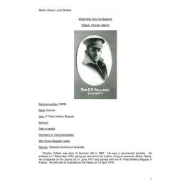 Vallack, Charles Aldrich
