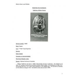 Teddiman, William Francis