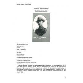 Teddiman, James Cyril