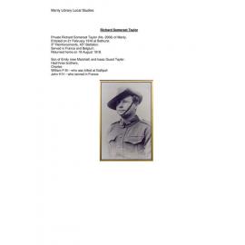 Taylor, Richard Somerset