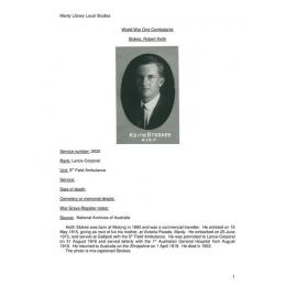 Stokes, Robert Keith