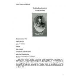 Smith, Albert Harold