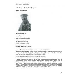 Simpson, Neville Wynn