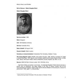 Short, Edwin Douglas