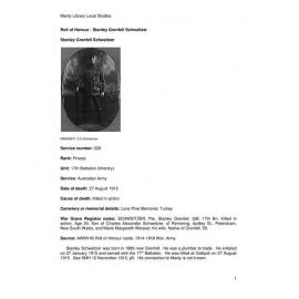 Schweitzer, Stanley Grenfell
