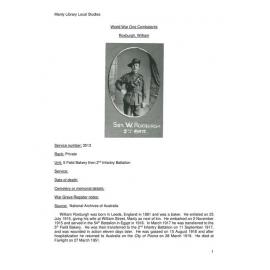 Roxburgh, William