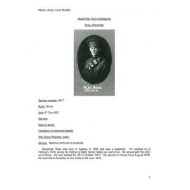 Ross, Alexander