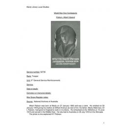 Patison, Albert Edward