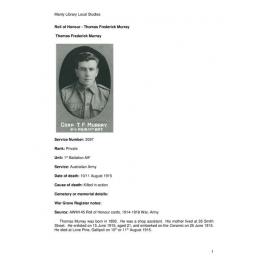 Murray, Thomas Frederick