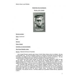 Murray, John Joseph