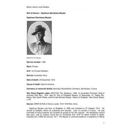 Moylan, Septimus Stanislaus