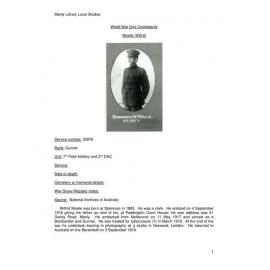 Mowle, Wilfrid