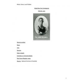Mitchell, Jack [John]