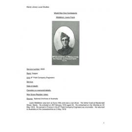 Middleton, Lewis Frank