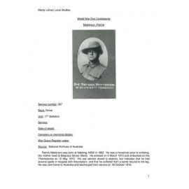Matterson, Patrick