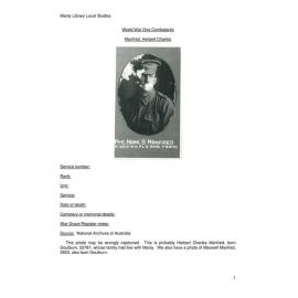 Manfred, Herbert Charles