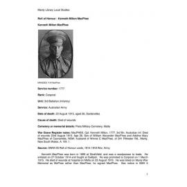 MacPhee, Kenneth Milton