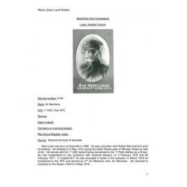 Luker, Herbert Francis