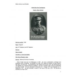 Knight, Oliver Herbert