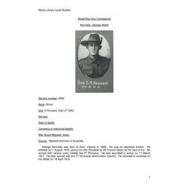 Kennedy, George Albert