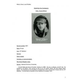 Kelly, Vincent William