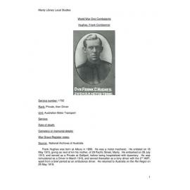 Hughes, Frank Combermer