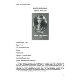 Holtsbaum, William Victor
