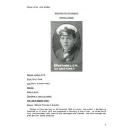 Hoffman, George