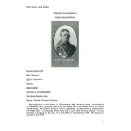 Hedley, Reginald Brierly