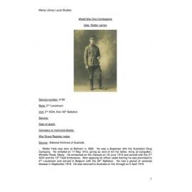 Hale, Walter James