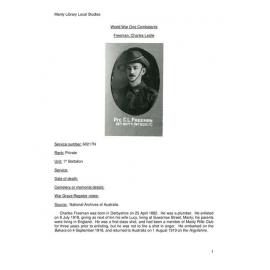 Freeman, Charles Leslie