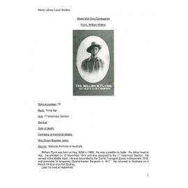 Flynn, William Walker