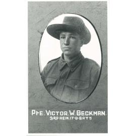 Beckman, Victor William, 1886