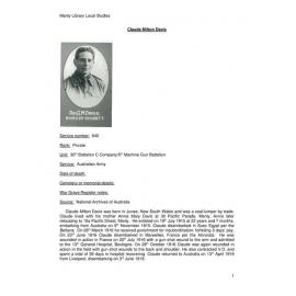 Davis, Claude Milton