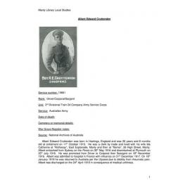 Cruttenden, Albert Edward