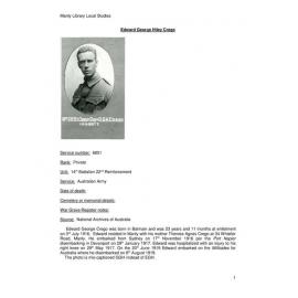 Crego, Edward George Hiley
