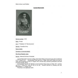 Collin, Leonard Basil