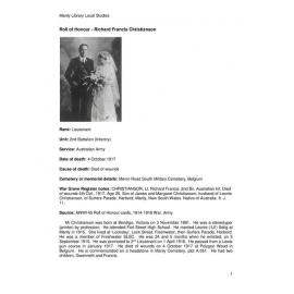 Christianson, Richard Francis