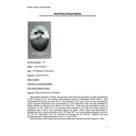 Buckley, Alick Robert Farquhar