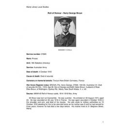 Broun, Harry George