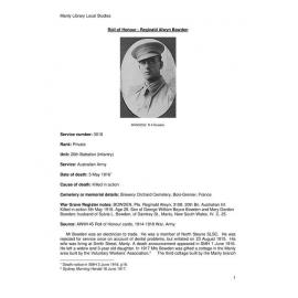 Bowden, Reginald Alwyn