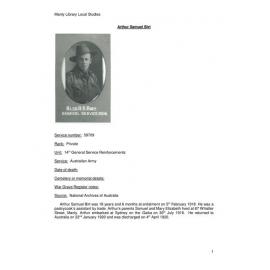 Birt, Arthur Samuel