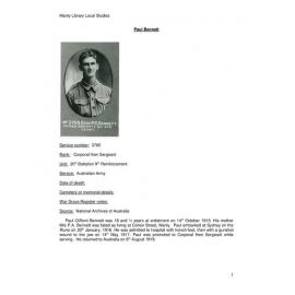 Bennett, Paul Clifford