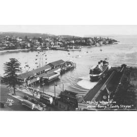 South Steyne at Manly Wharf, Fun Pier late 1930s