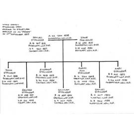 Samuel Stringer Snr. Family Chart